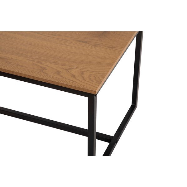 Natūralios spalvos kavos staliukas iš ąžuolo 47x90 cm Norden – Bonami Essentials-image-4