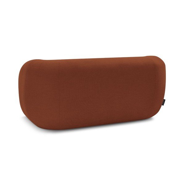 Oranžinės spalvos sofa iš šenilinio audinio 160 cm Celine – Bobochic Paris-image-4