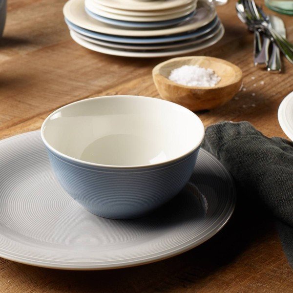 Baltai pilka porcelianinė desertinė lėkštė Villeroy & Boch Like Color Loop, ø 21,5 cm-image-1