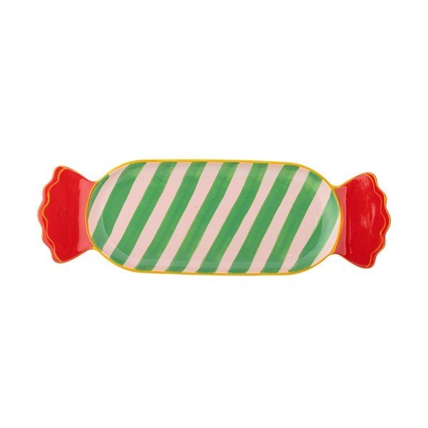 Iš molio padėklas su Kalėdų motyvu 10,5x28 cm Caramella – Bloomingville