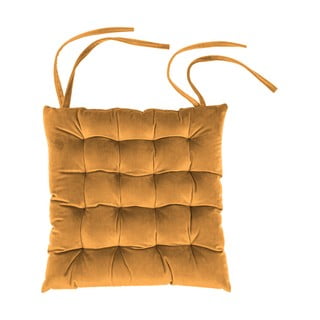 Tiseco Home Studio oranžinio aksomo pagalvėlė, 37 x 37 cm