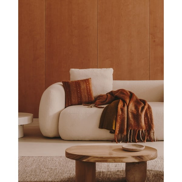 Antklodė ir pledas iš vilnos/iš mišraus pluošto 130x170 cm Mayela – Kave Home-image-4