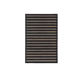 Iš bambukinė kilimas pilkos spalvos 60x90 cm – Casa Selección