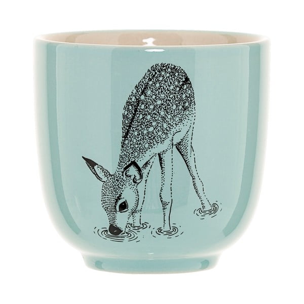 Mėlynas keramikos puodelis Bloomingville Adelynn