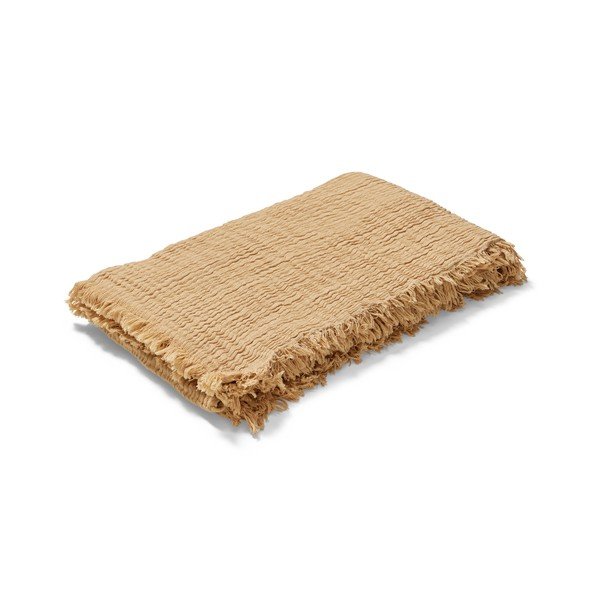 Lovatiesė smėlio spalvos dvigulei lovai 190x240 cm Reloved – JUNA-image-2