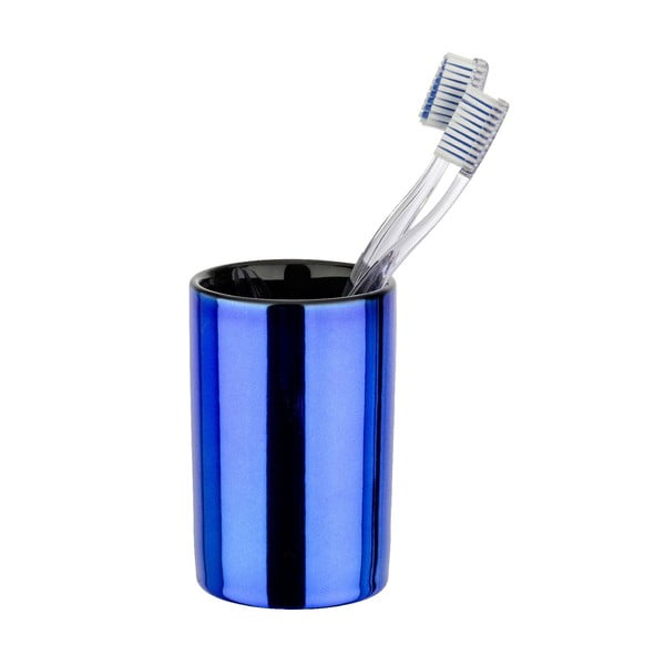 Dantų šepetėlio puodelis "Blue Metallic