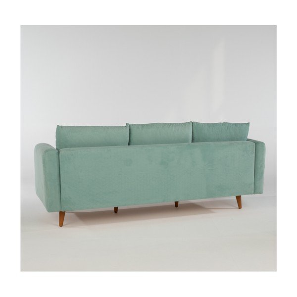 Sofa šviesiai mėlynos spalvos 215 cm Sofia – Balcab Home-image-3