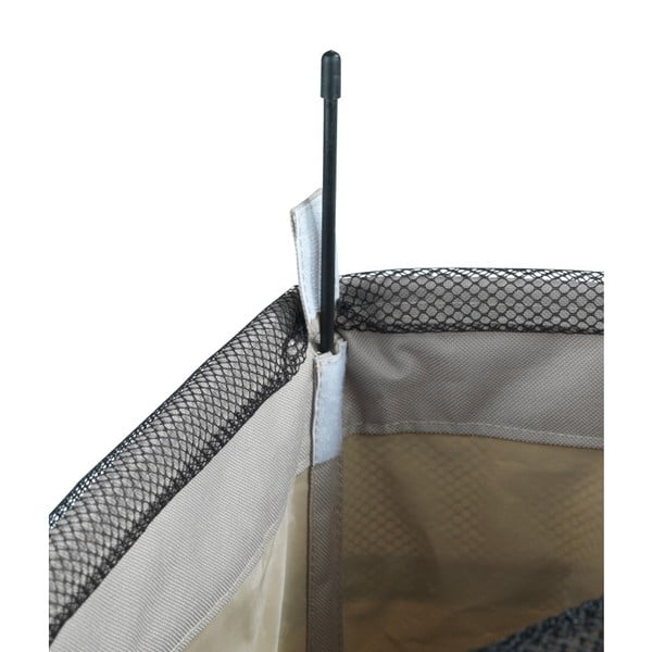 Pilkos ir smėlio spalvos skalbinių krepšys Wenko Corno, 44,4 l-image-1