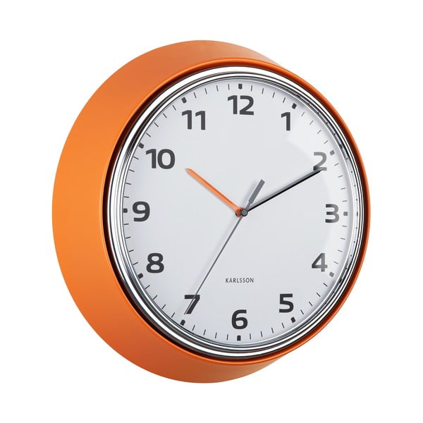 Sieninis laikrodis ø 34 cm Modern Retro – Karlsson-image-2