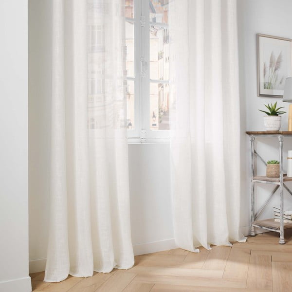 Permatoma užuolaida kreminės spalvos 140x280 cm Haltona – douceur d'intérieur-image-3