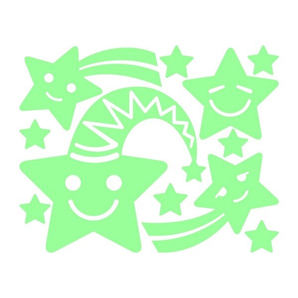 "Fanastick" besišypsančios žvaigždės lipdukas-image-2