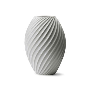 Balta porcelianinė vaza Morsø River, aukštis 26 cm