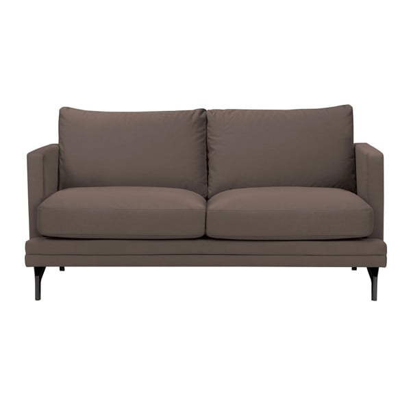 Rudos spalvos sofa su juodos spalvos atramomis kojoms "Windsor & Co Sofos Jupiter