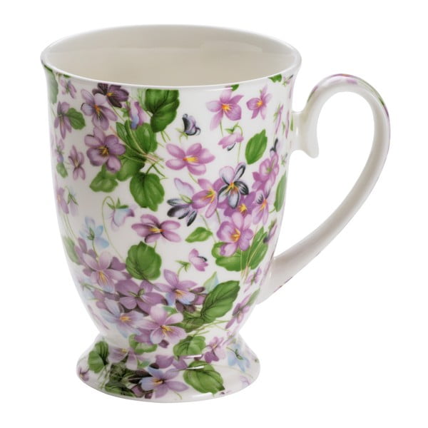 "Maxwell & Williams Royal Old England Violets" kaulinio porceliano puodelis, 300 ml
