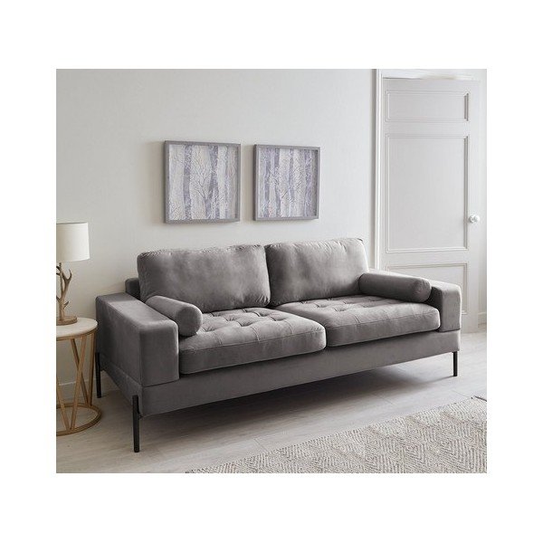 Šviesiai pilkos spalvos sofa 200 cm Versailles – Ropez-image-1