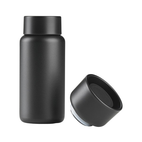 Juodos spalvos iš nerūdijančio plieno termo puodelis 400 ml Singles – Zone