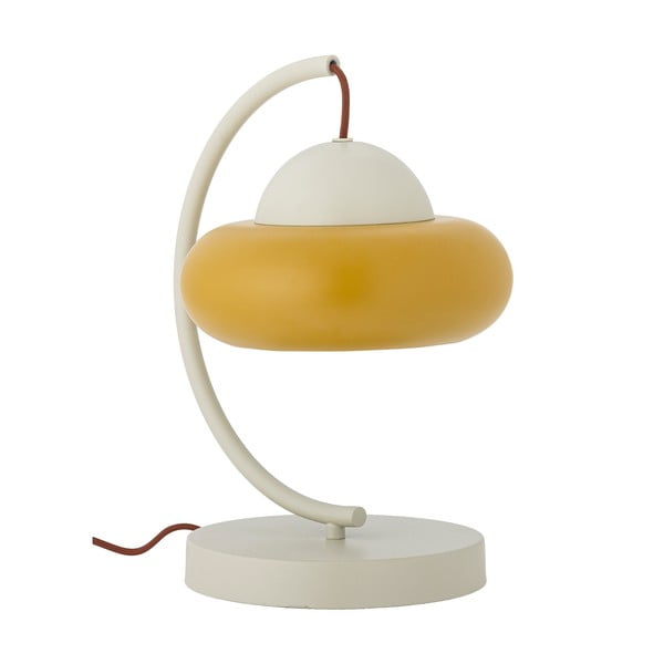Ochros spalvos/kreminės spalvos stalinis šviestuvas (aukštis 34,5 cm) Bubble – Bloomingville