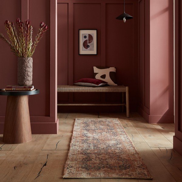 Rankų darbo iš džiuto mišinio kilimas natūralios spalvos 60x230 cm Miley – Flair Rugs-image-1