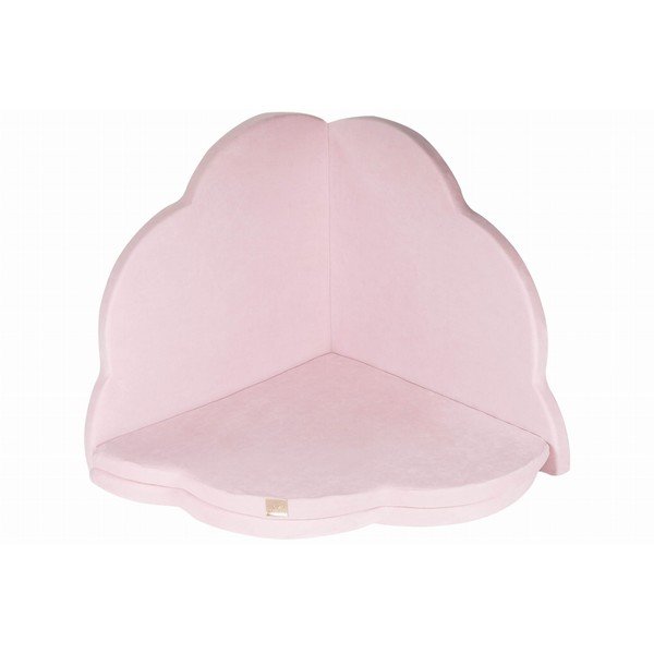 Šviesiai rožinės spalvos vaikų žaidimų kilimėlis 160x160 cm – Meowbaby-image-3