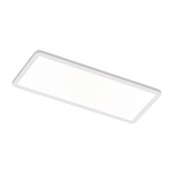 Baltas stačiakampis lubinis LED šviestuvas "Trio Camillus", 80 x 30 cm