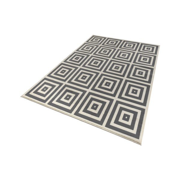 Pilkai baltas kilimas Hanse Home Mono, 70 x 140 cm-image-2