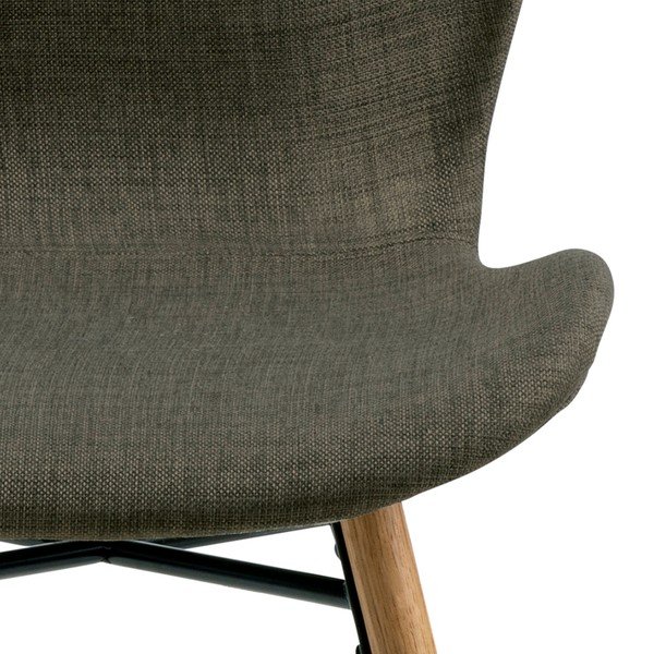 Žalios spalvos iš audinio valgomojo kėdės 2 vnt. Batilda – Actona-image-2