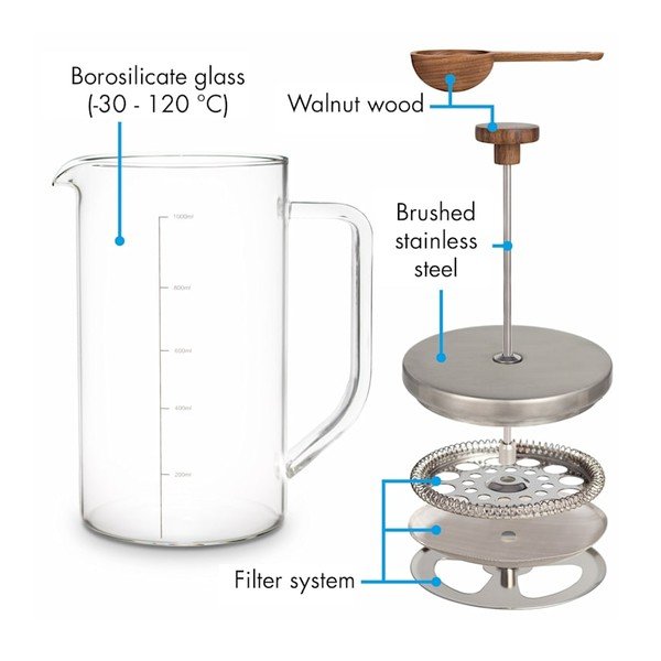 French Press kavinukas Klarstein Ristretto-image-2