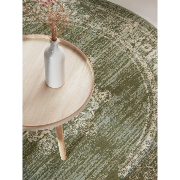 Žalios spalvos apvalios formos kilimas ø 120 cm Gloria Lydia – Hanse Home-image-3