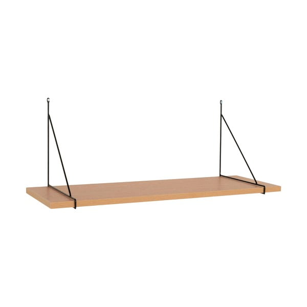 Sieninė lentyna natūralios spalvos iš uosio 80 cm Chiba – House Nordic-image-1