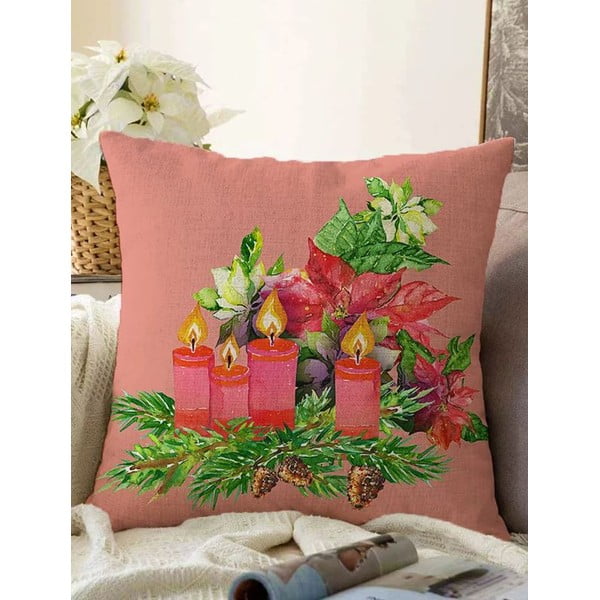 Dekoratyvinis pagalvės užvalkalas su Kalėdų motyvu 43x43 cm – Mila Home