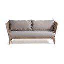 Smėlio spalvos trivietė sofa Kave Home Bellano
