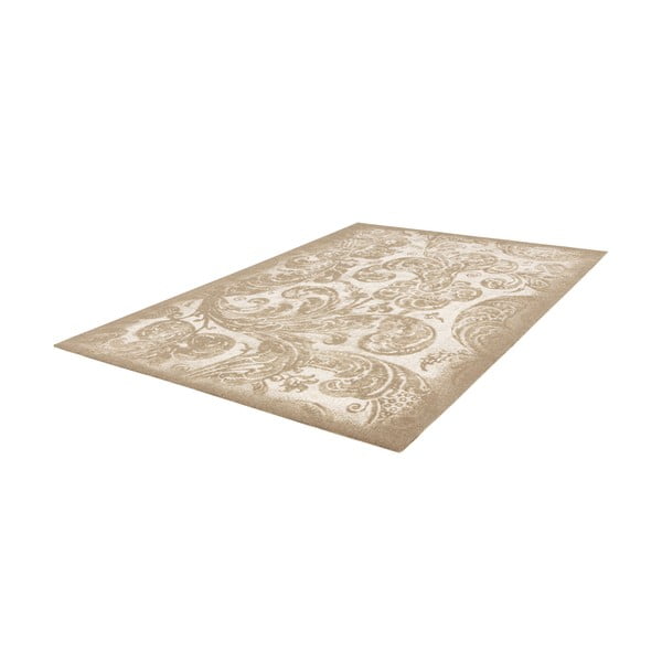 Kilimas iš vilnos smėlio spalvos 200x300 cm Damask – Agnella-image-4