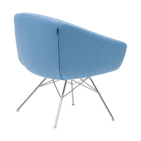Šviesiai mėlynas fotelis Softline Aiko-image-3