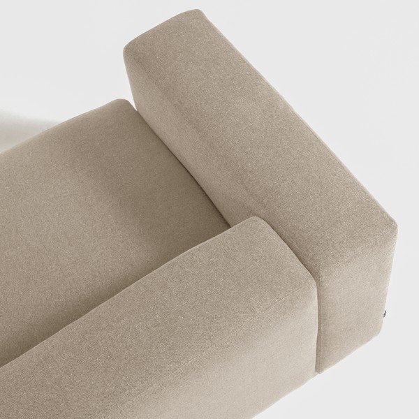 Smėlio spalvos sofa Kave Home Blok, 210 cm-image-1