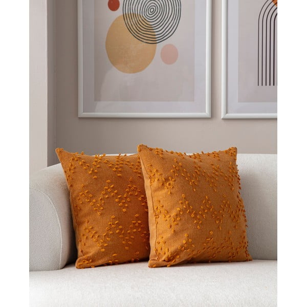 Dekoratyviniai pagalvių užvalkalai 2 vnt. 43x43 cm Tuffet – Mioli Decor-image-3