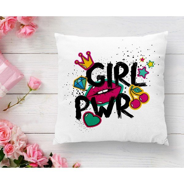 Vaikiškas pagalvės užvalkalas 43x43 cm Girl Power – Mila Home-image-2