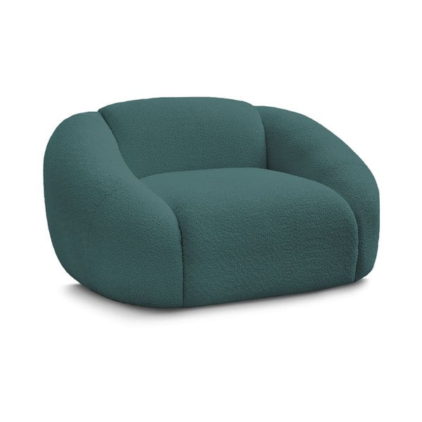 Iš boucle krėslas turkio spalvos Tina – Bobochic Paris