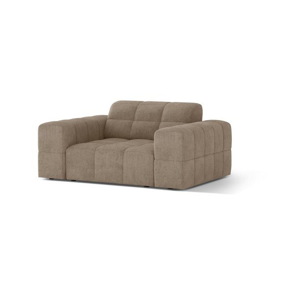 Smėlio spalvos krėslas iš šenilinio audinio Chicago – Cosmopolitan Design-image-1
