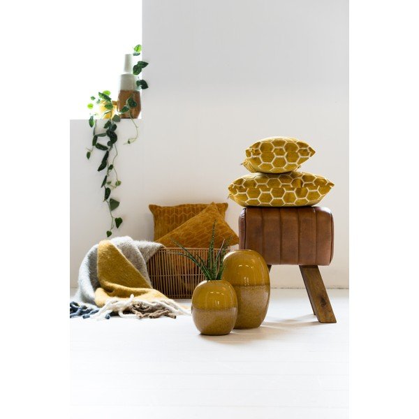 Rudos spalvos taburetė Ramy – Light & Living-image-1