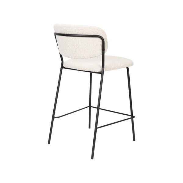 2 baltos spalvos baro kėdės 89 cm Jolien - White Label-image-4