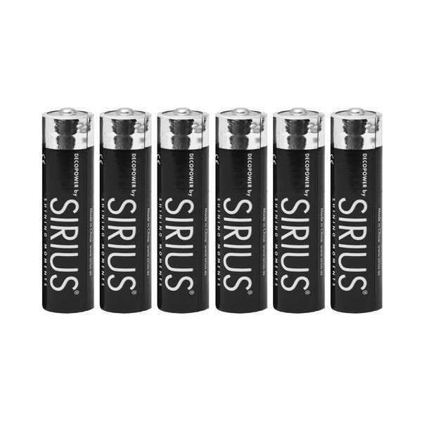 Šarminės baterijos 6 vnt. DecoPower – Sirius