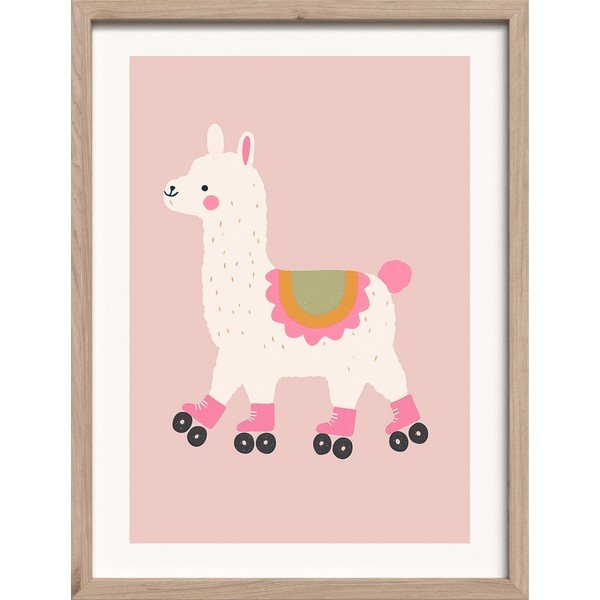 Vaikiškas paveikslas 30x40 cm Roller Llama – Styler