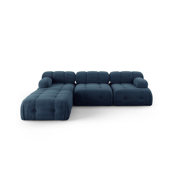 Kampinė sofa tamsiai mėlynos spalvos Ferento – Cosmopolitan Design