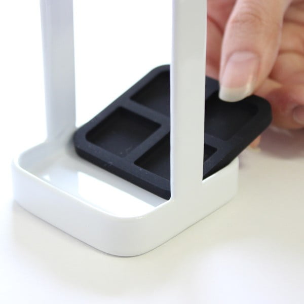 Baltas dantų šepetėlio laikiklis YAMAZAKI Tower Slim-image-2