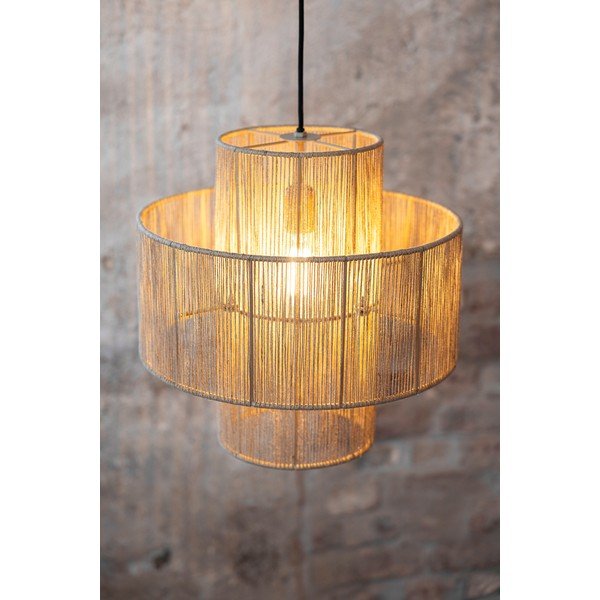 Kabantis šviestuvas natūralios spalvos ø 40 cm iš džiuto Soga – Markslöjd-image-4