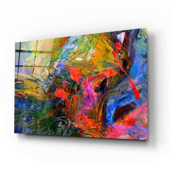 Paveikslas ant stiklo Insigne Color Burst, 72 x 46 cm