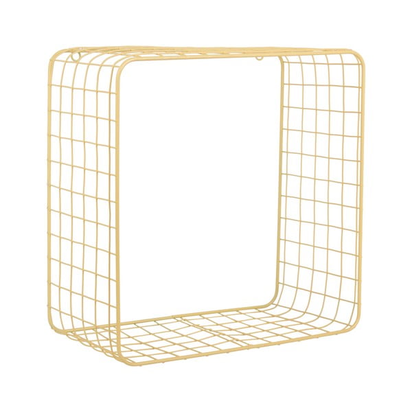 Šviesiai geltonos spalvos iš plieno sieninės lentynos 2 vnt. 35 cm Reja – PT LIVING-image-2
