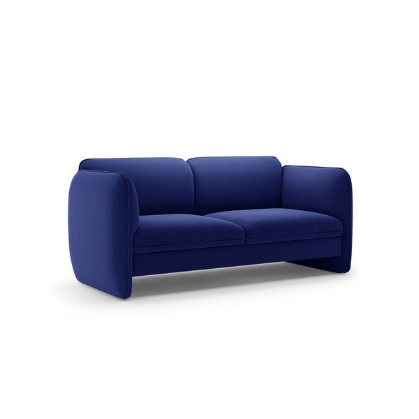 Mėlynos spalvos sofa iš velveto 168 cm Georgia – Micadoni -image-2