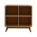 Knygų spinta  natūralios spalvos iš ąžuolo 75x75 cm Caitlin – Støraa