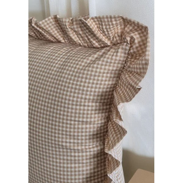 Iš medvilnės dekoratyvinis pagalvės užvalkalas 45x45 cm Ruffled – Mila Home-image-2